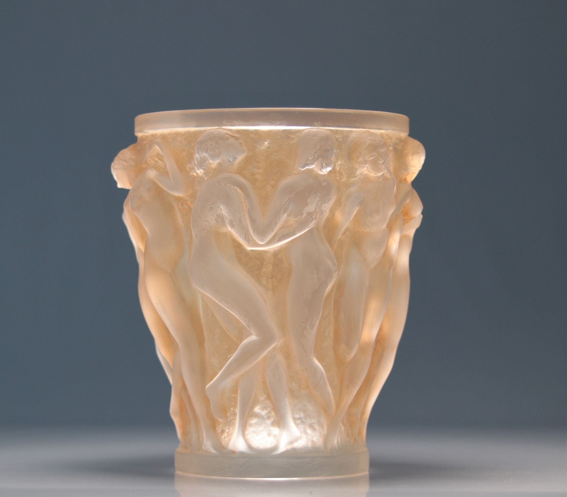 Rene LALIQUE (1860-1945) "â€…Bacchantesâ€…" patinated vase - Bild 4 aus 8