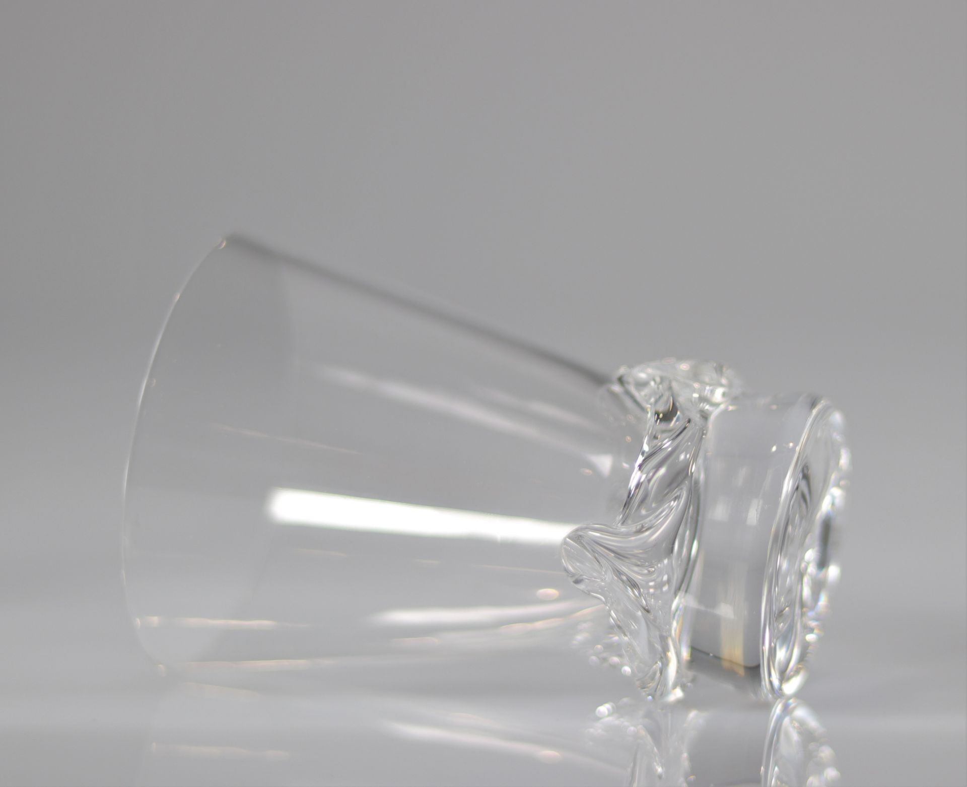 Daum Nancy Service of glasses (59pc) model Sorcy, the base with molded decoration of wavelets, - Bild 3 aus 3