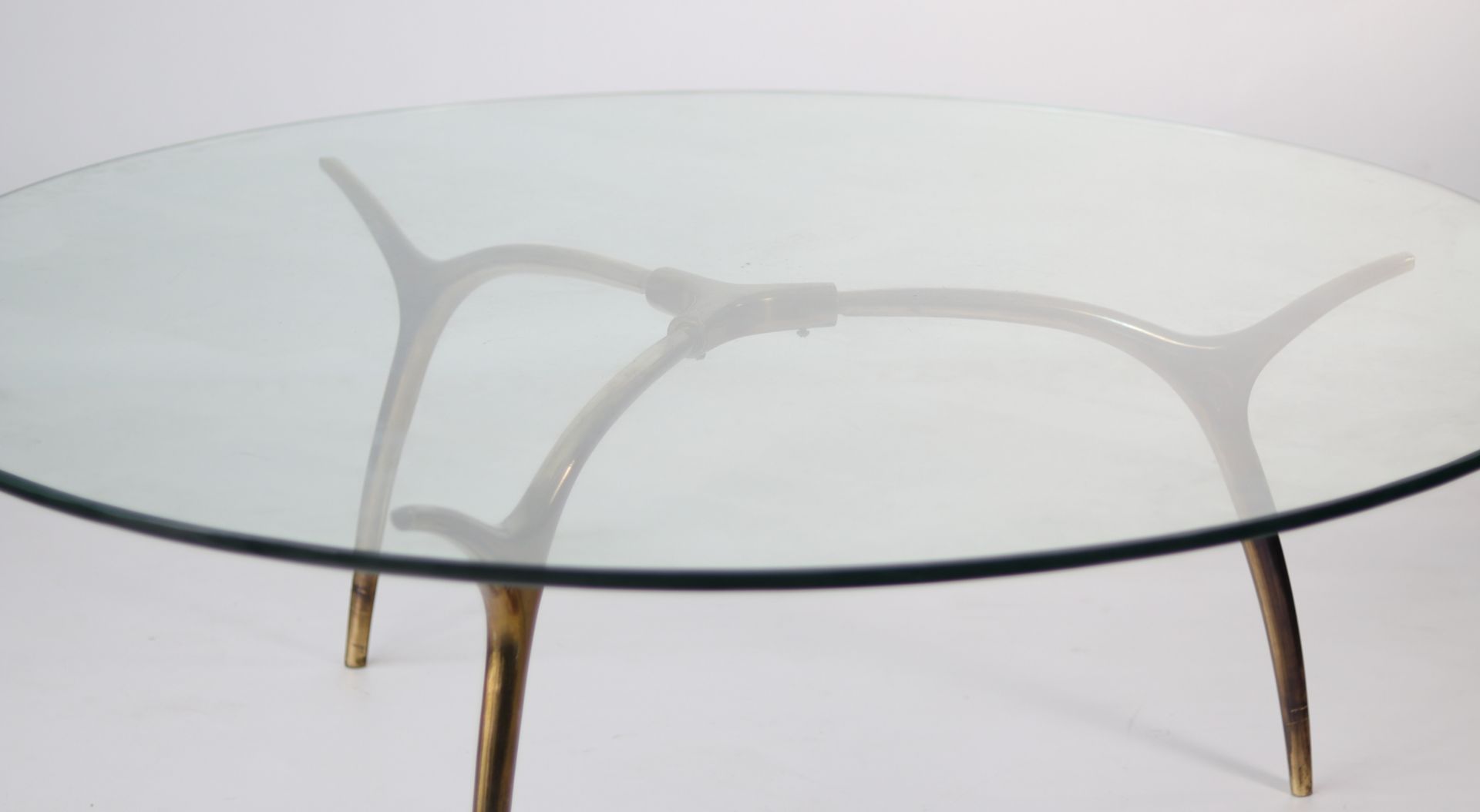 Kouloufi Brass and glass coffee table bought at expo 58 at the Vanderborg pavilion - Bild 4 aus 4