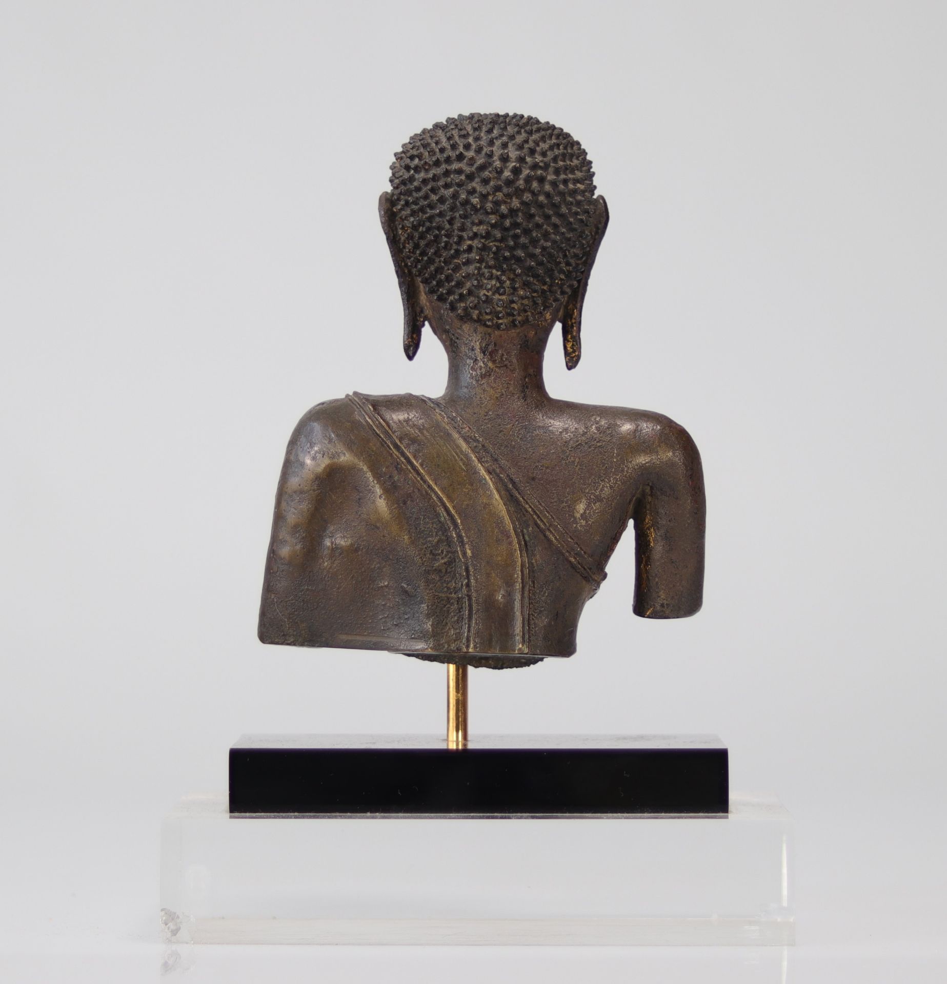 bronze buddha bust - Bild 4 aus 4