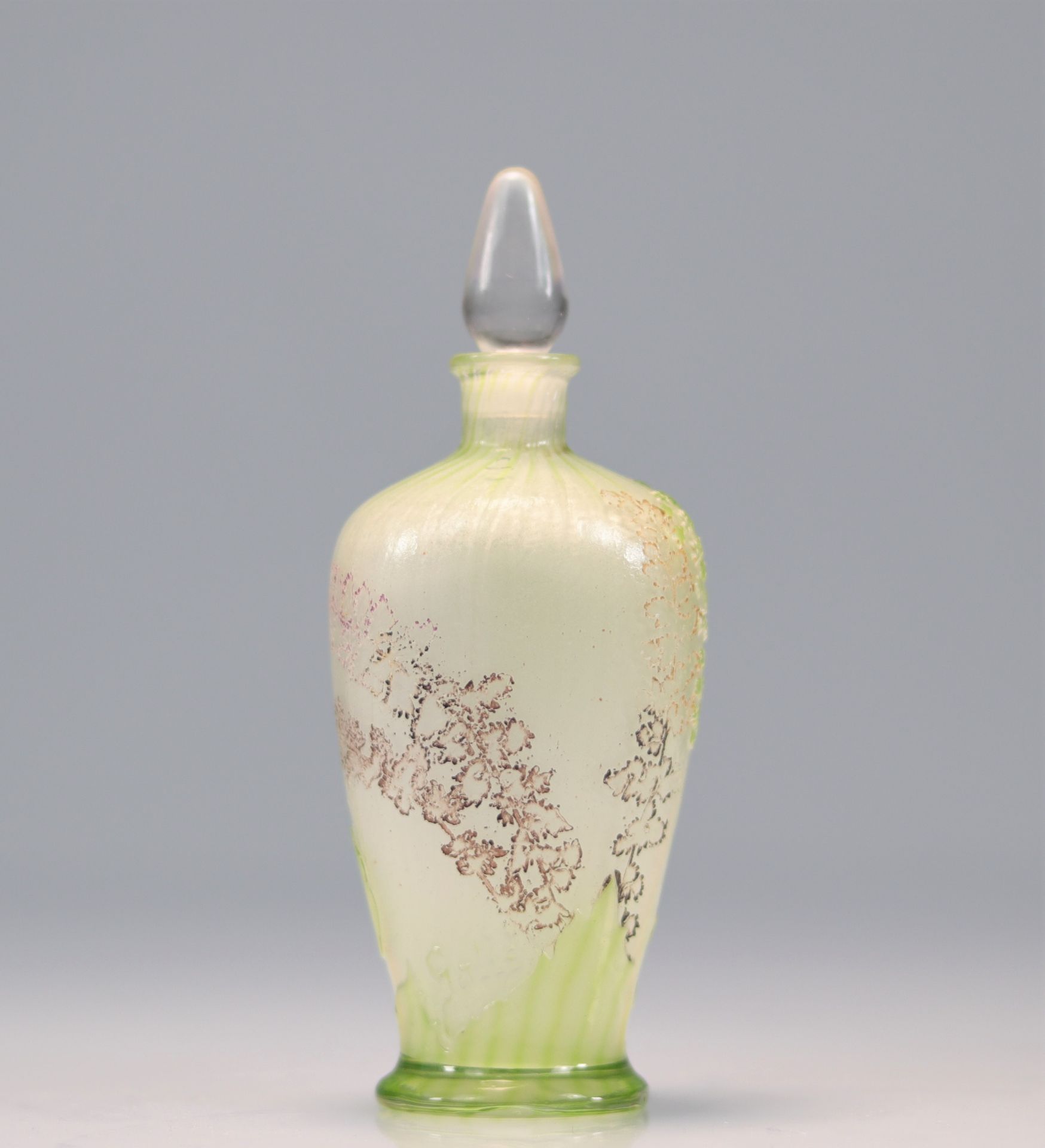 Emile Galle bottle decorated with flowers - Bild 2 aus 7