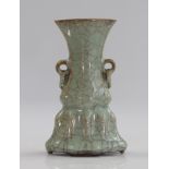 China Celadon vase, Qing period or earlier