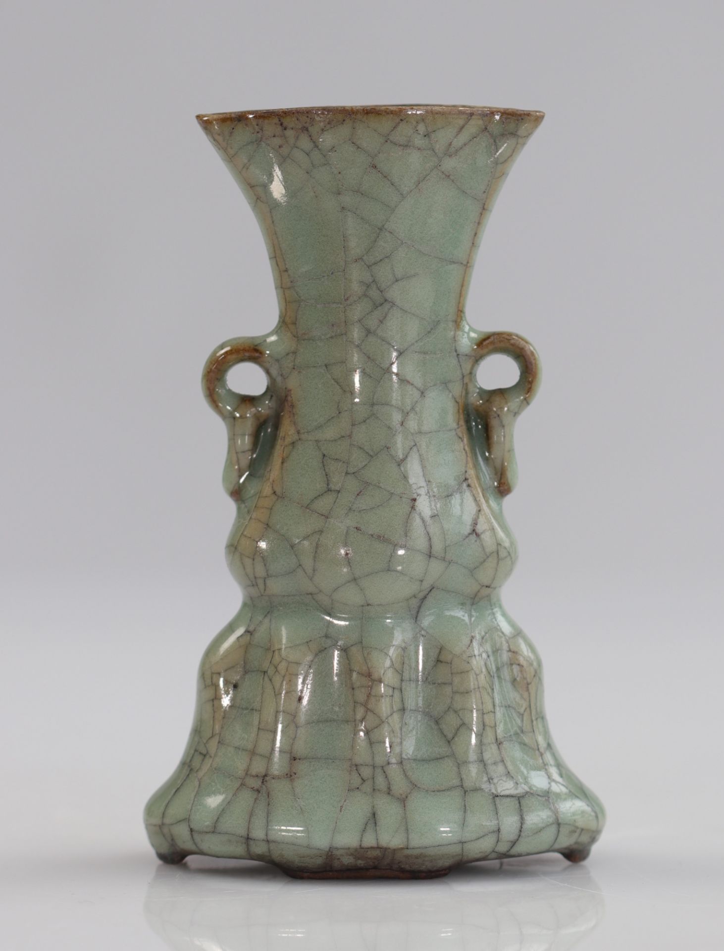 China Celadon vase, Qing period or earlier