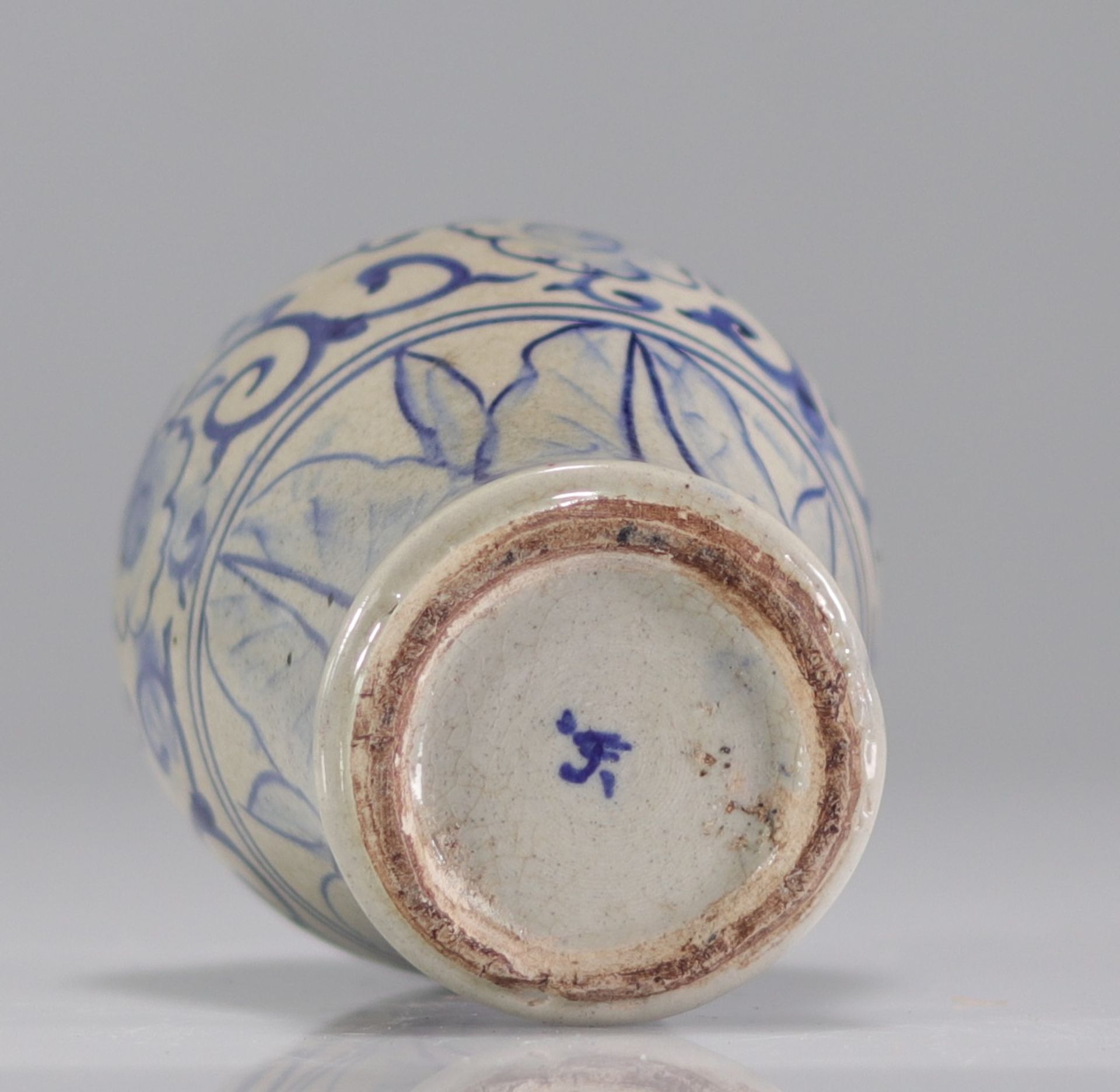China glazed sandstone vase - Image 3 of 3