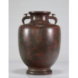 Chinese bronze vase. Qing period