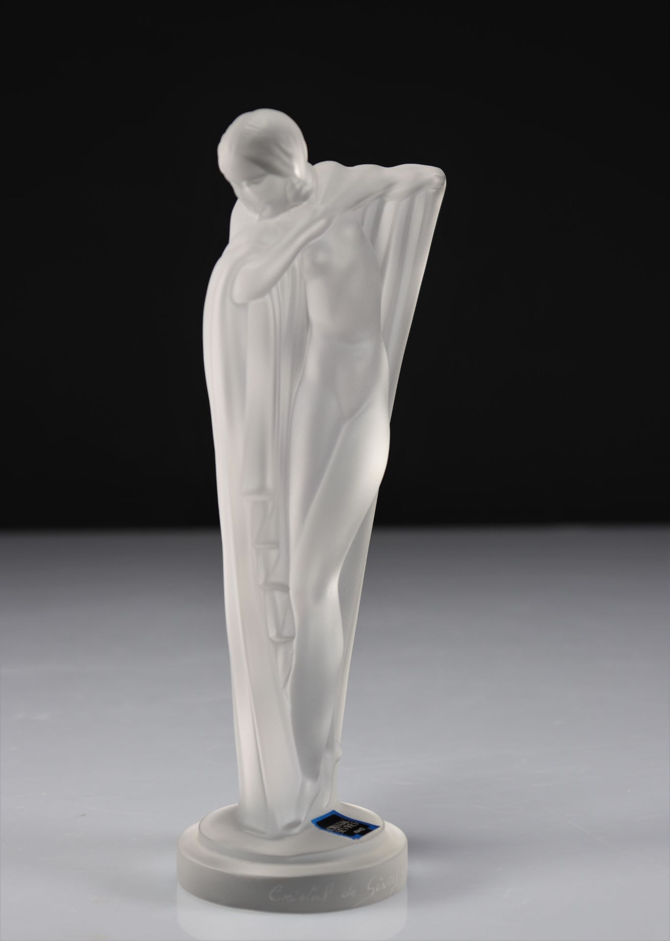 Sevre crystal statuette - Image 3 of 3