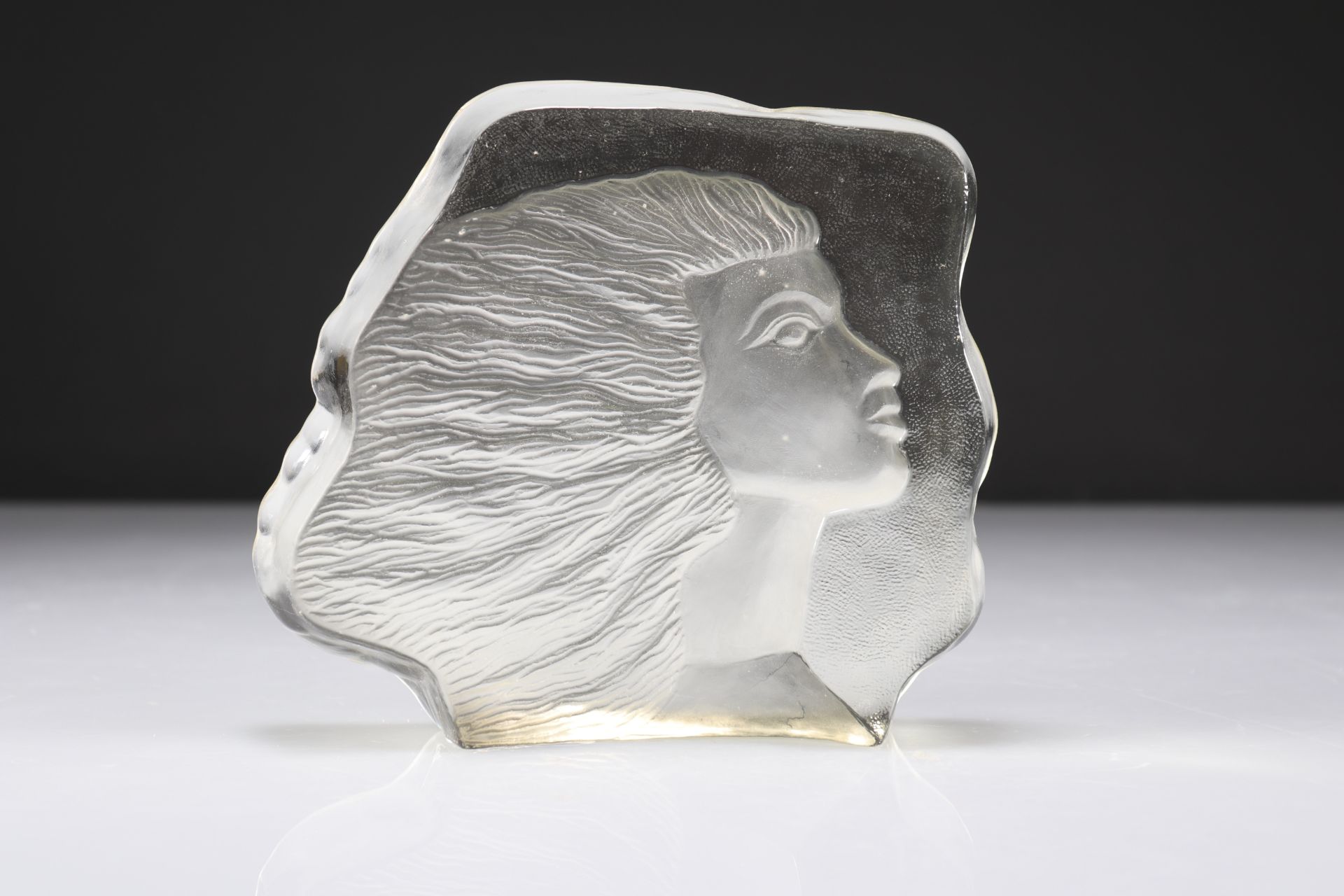 Paperweight. female face
