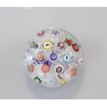 Baccarat paperweight decorated with 19th century canes