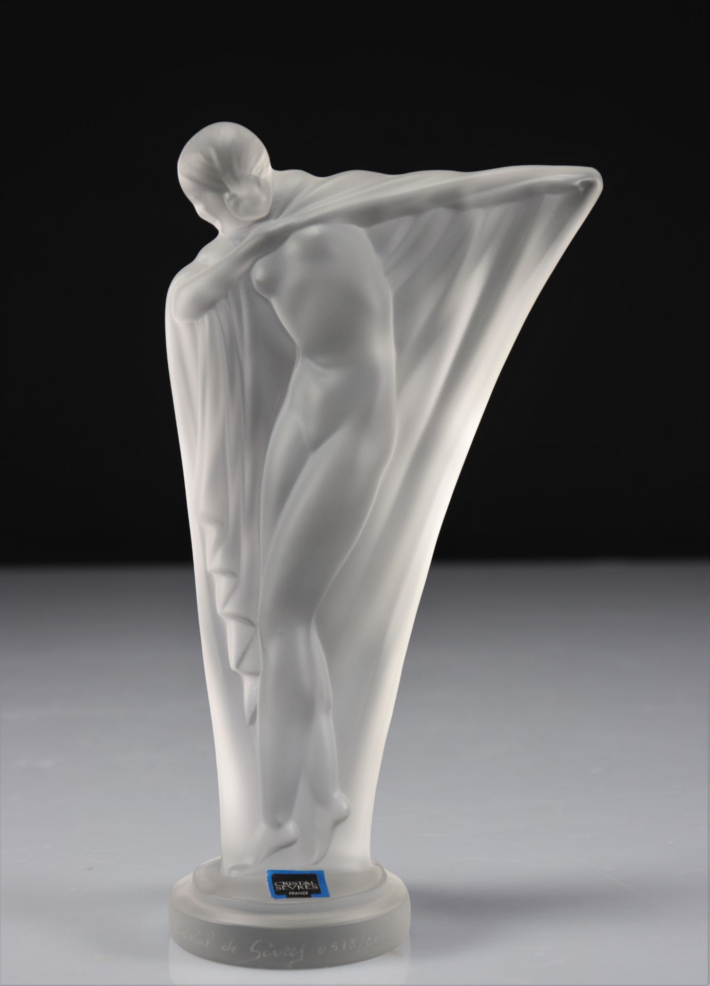 Sevre crystal statuette