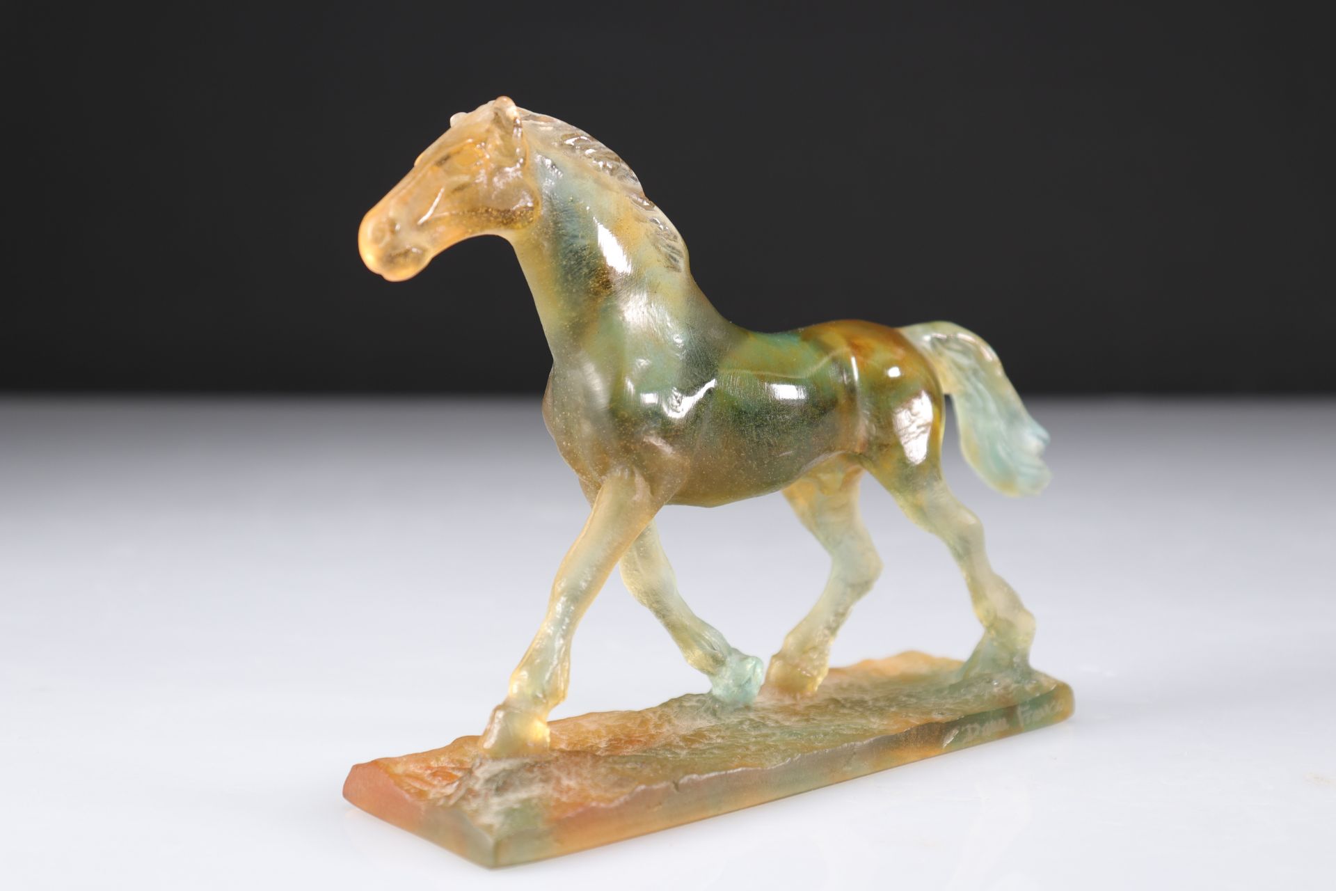 Daum horse statue in glass paste - Bild 3 aus 3