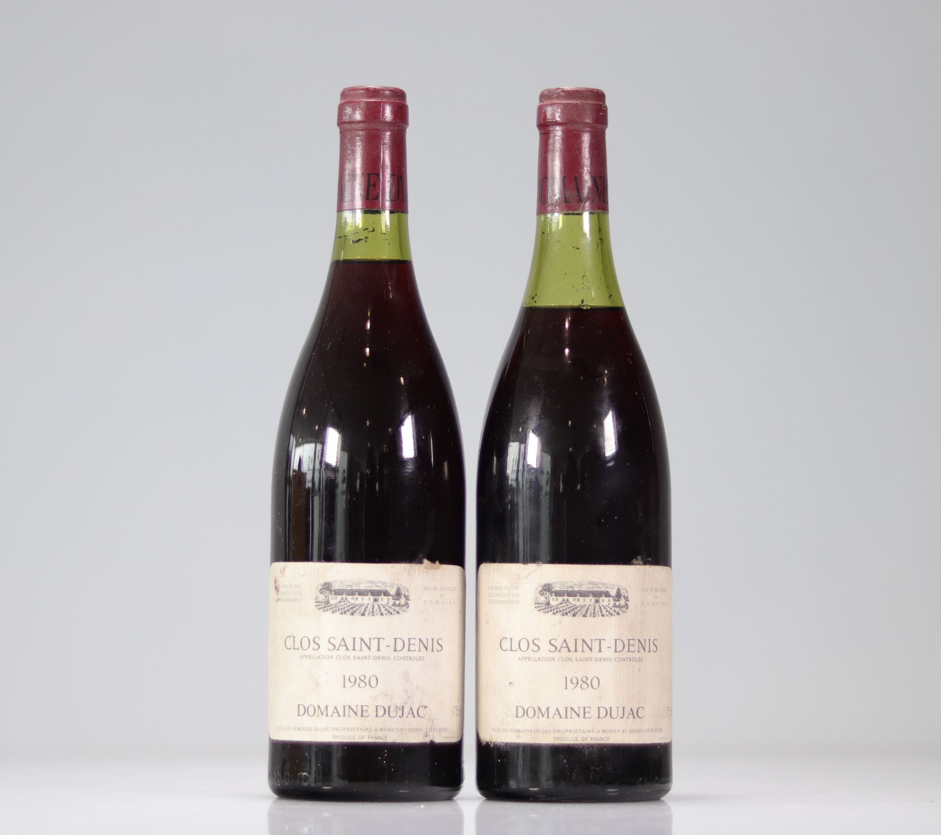 Clos Saint-Denis 2 bottles (Domaine Dujac) 1980