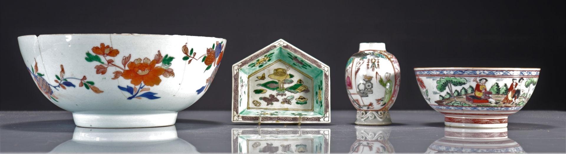 Lot of 4 Chinese porcelains - Bild 2 aus 2