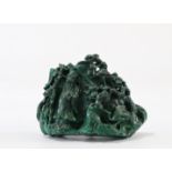 Malachite sculpture china Qing period