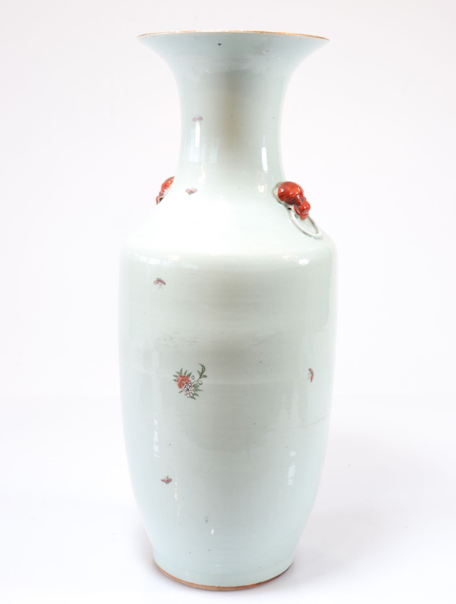 Chinese porcelain vase decorated with birds - Image 3 of 4