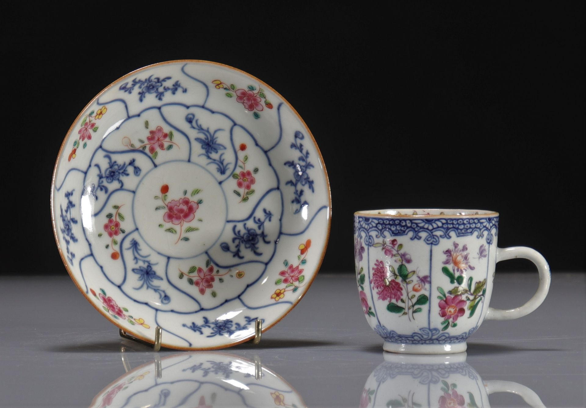 Chinese porcelain cup and saucer