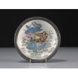 Chinese plate with floral decoration and birds