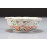 Porcelain bowl with floral decoration