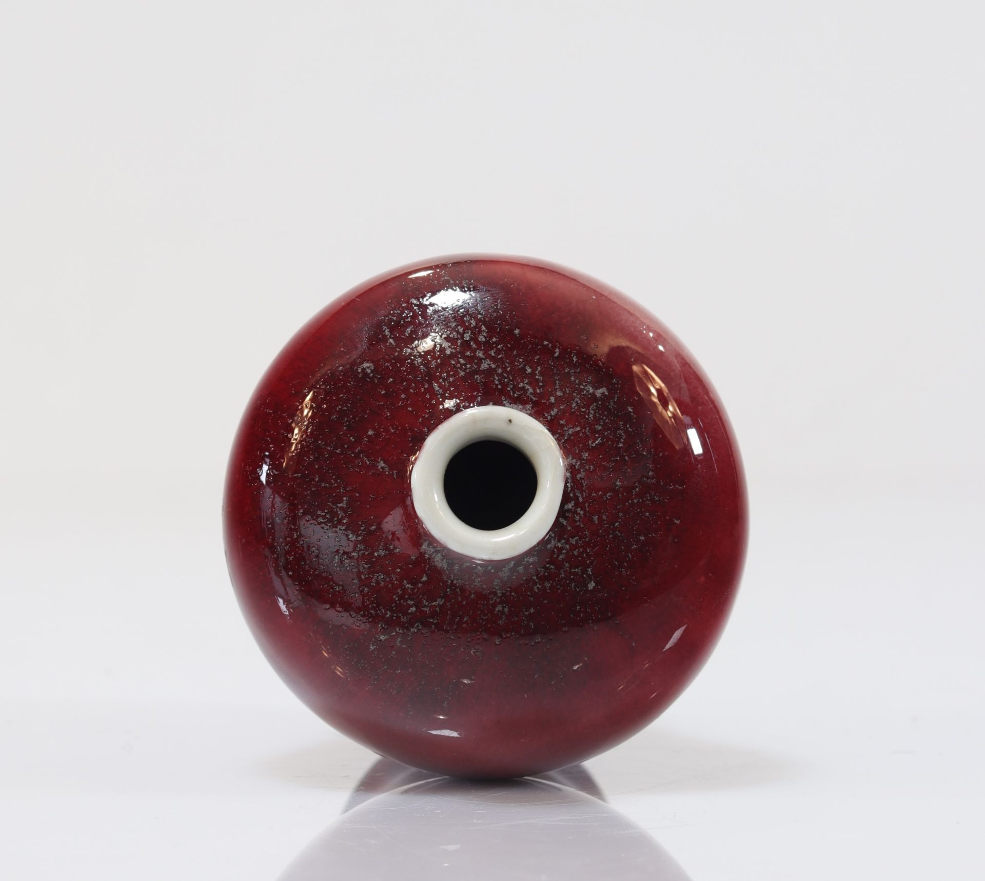 Meiping Ox Blood Vase Qing Period - Image 4 of 4