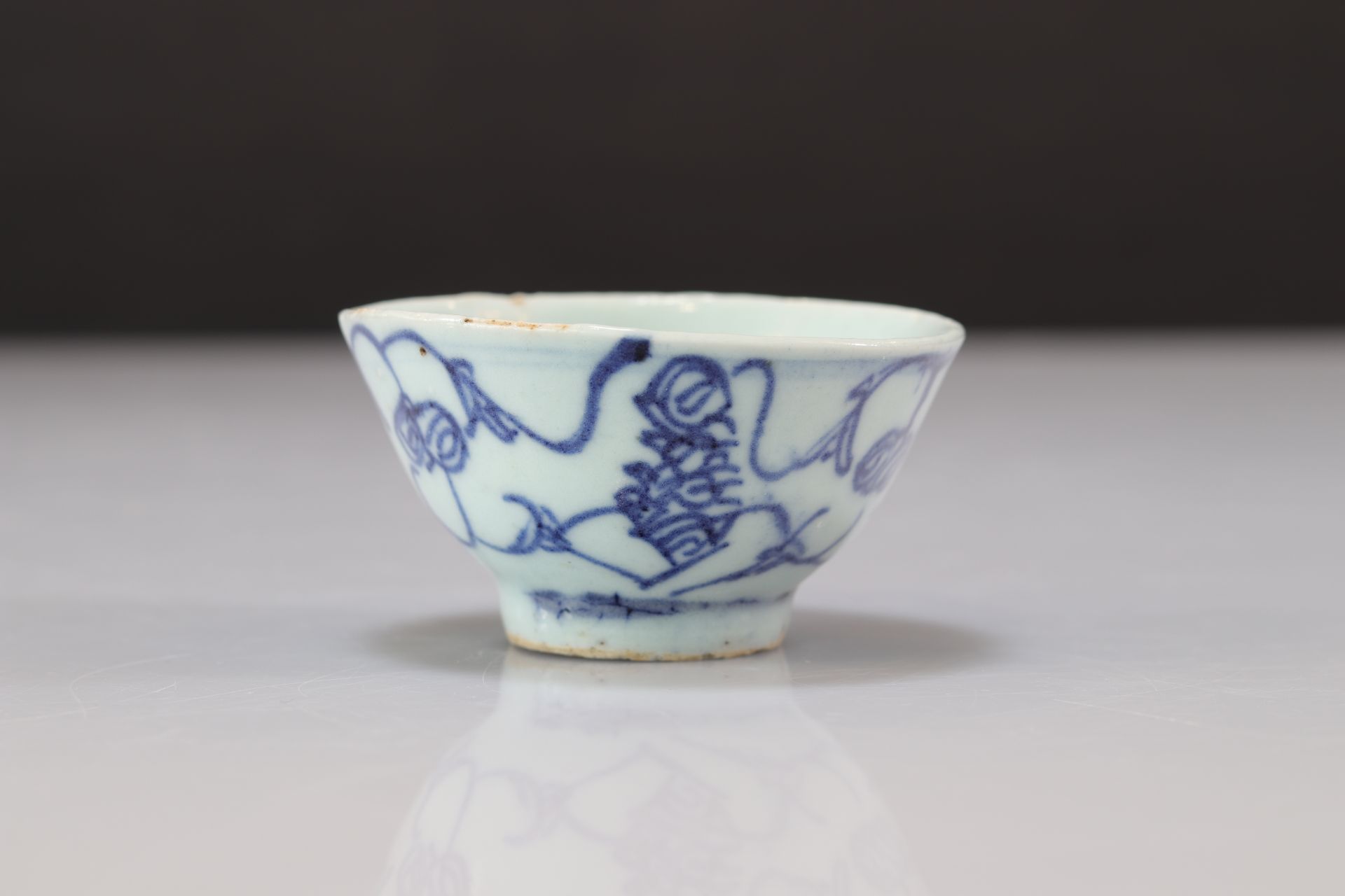 Ming period "blanc-bleu" bowl
