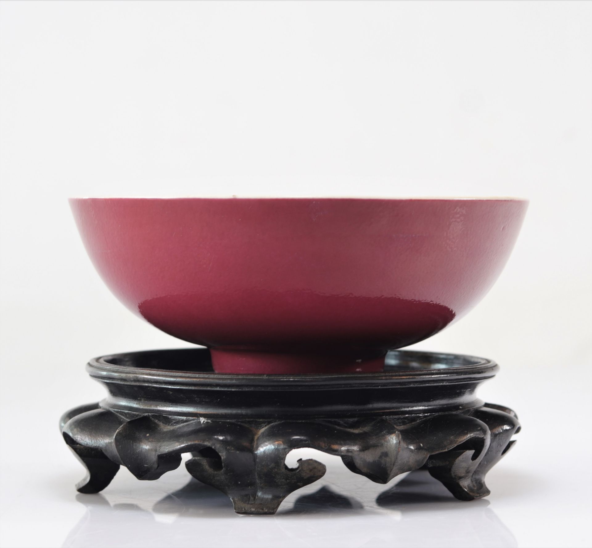 Rare large 18th century Chinese porcelain bowl Qianlong brand - Image 6 of 8