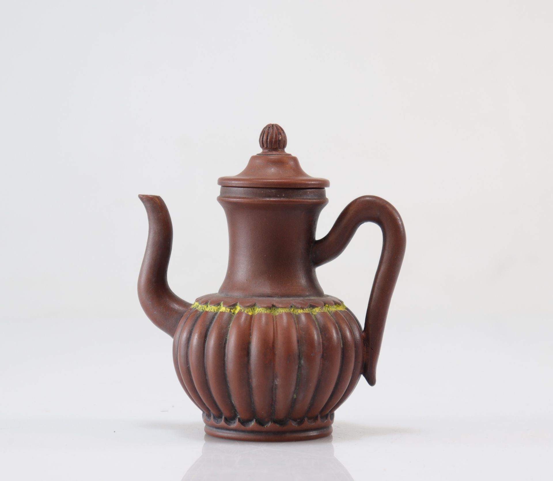 Mongolian style Yixing stoneware teapot - Image 4 of 5