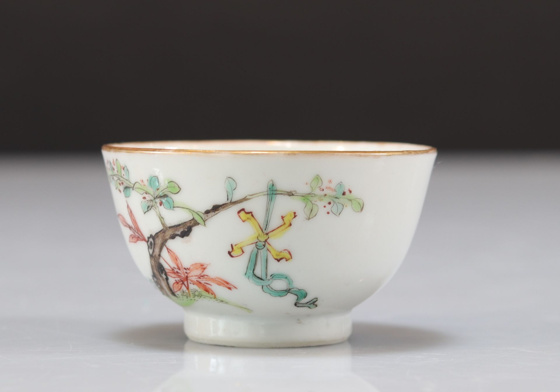 Set of 7 small Chinese porcelain bowls - Image 26 of 29