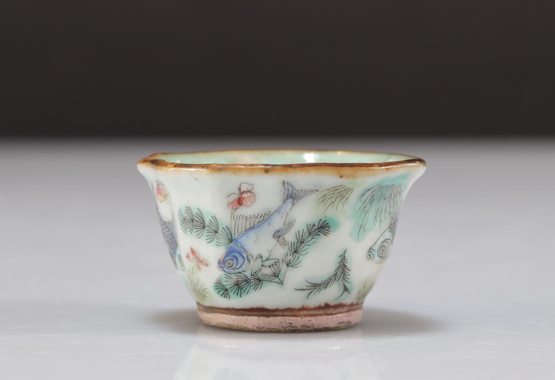 Qing period famille rose porcelain bowl - Bild 7 aus 11