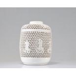 19th century Chinese white porcelain lantern