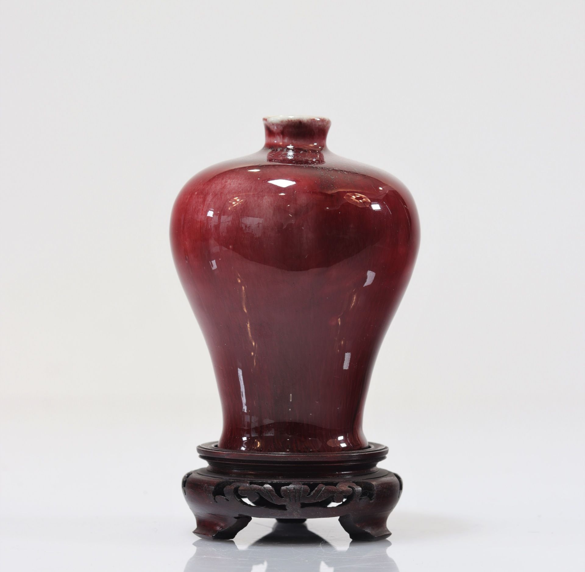 Meiping Ox Blood Vase Qing Period