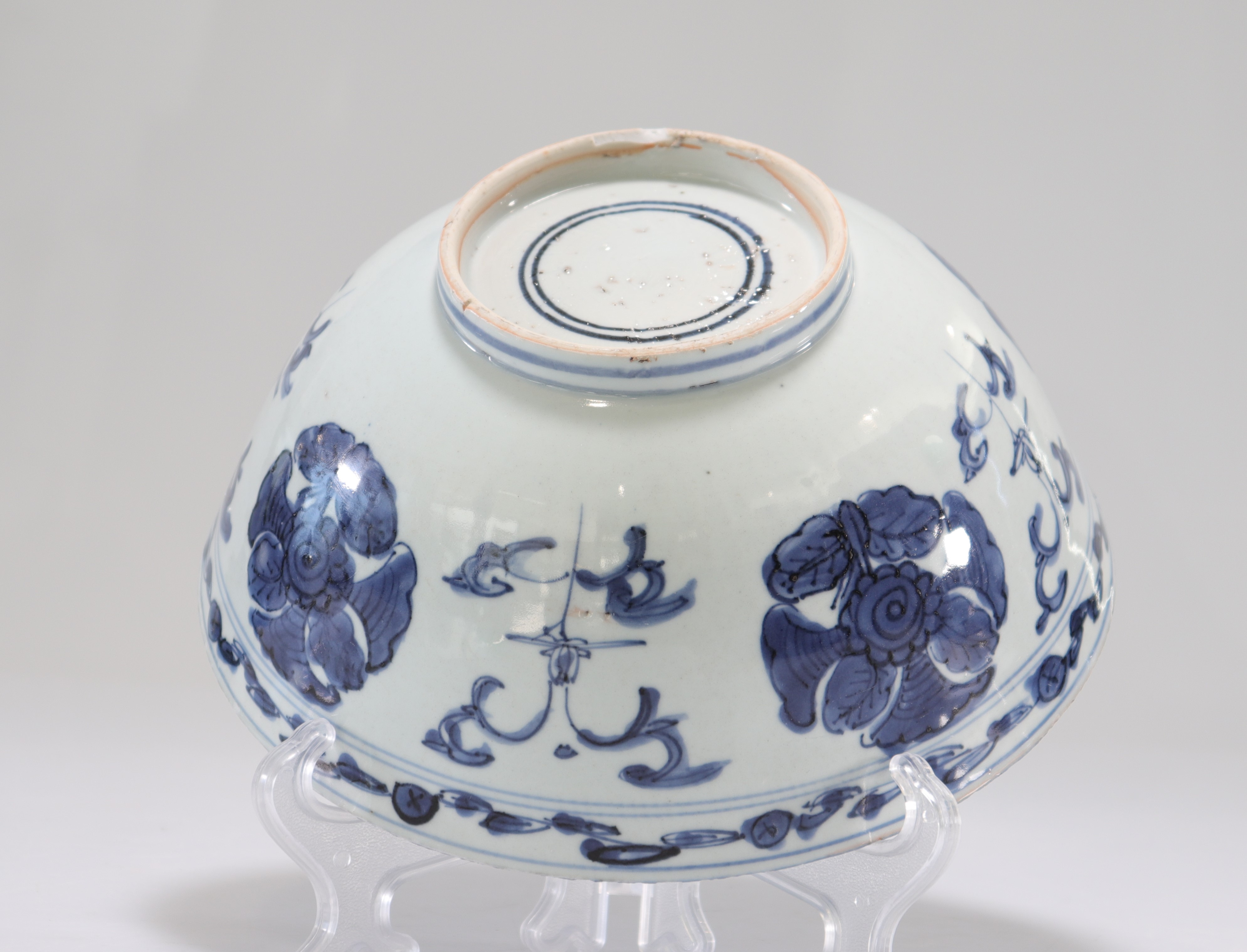 Large "blanc-bleu" porcelain bowl from the Ming period - Image 6 of 6