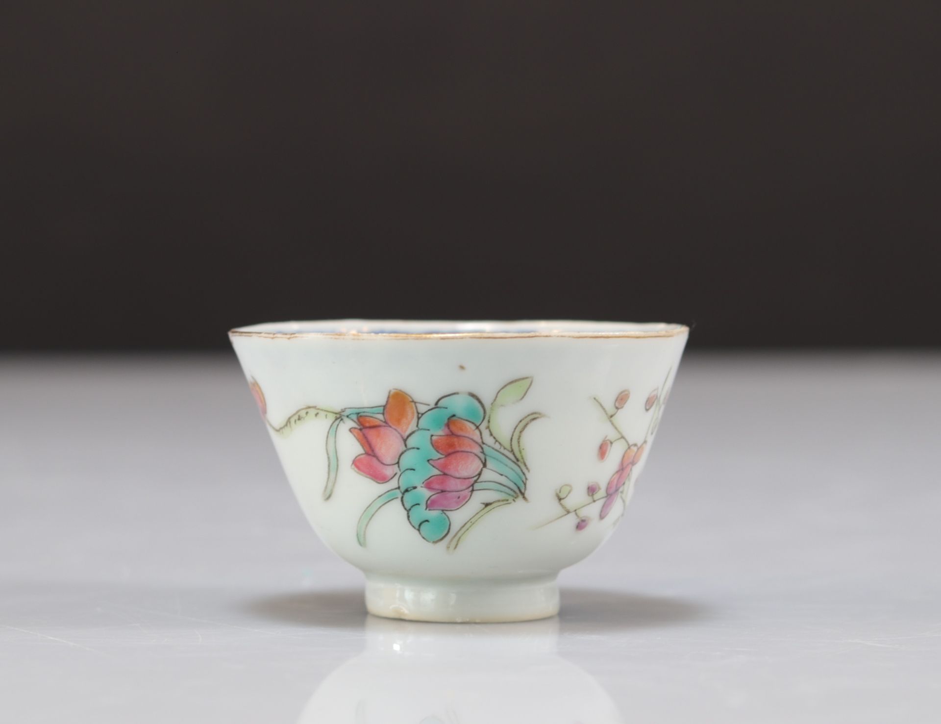 Set of 7 small Chinese porcelain bowls - Image 9 of 29