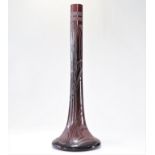 Val Saint Lambert imposing Art Nouveau vase line of Henry van de Velde