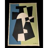 Paul RENOTTE (1906-1966) gouache on paper "composition of 57"