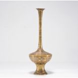 Ottoman vase brass and silver and copper inlay "Cairowe"