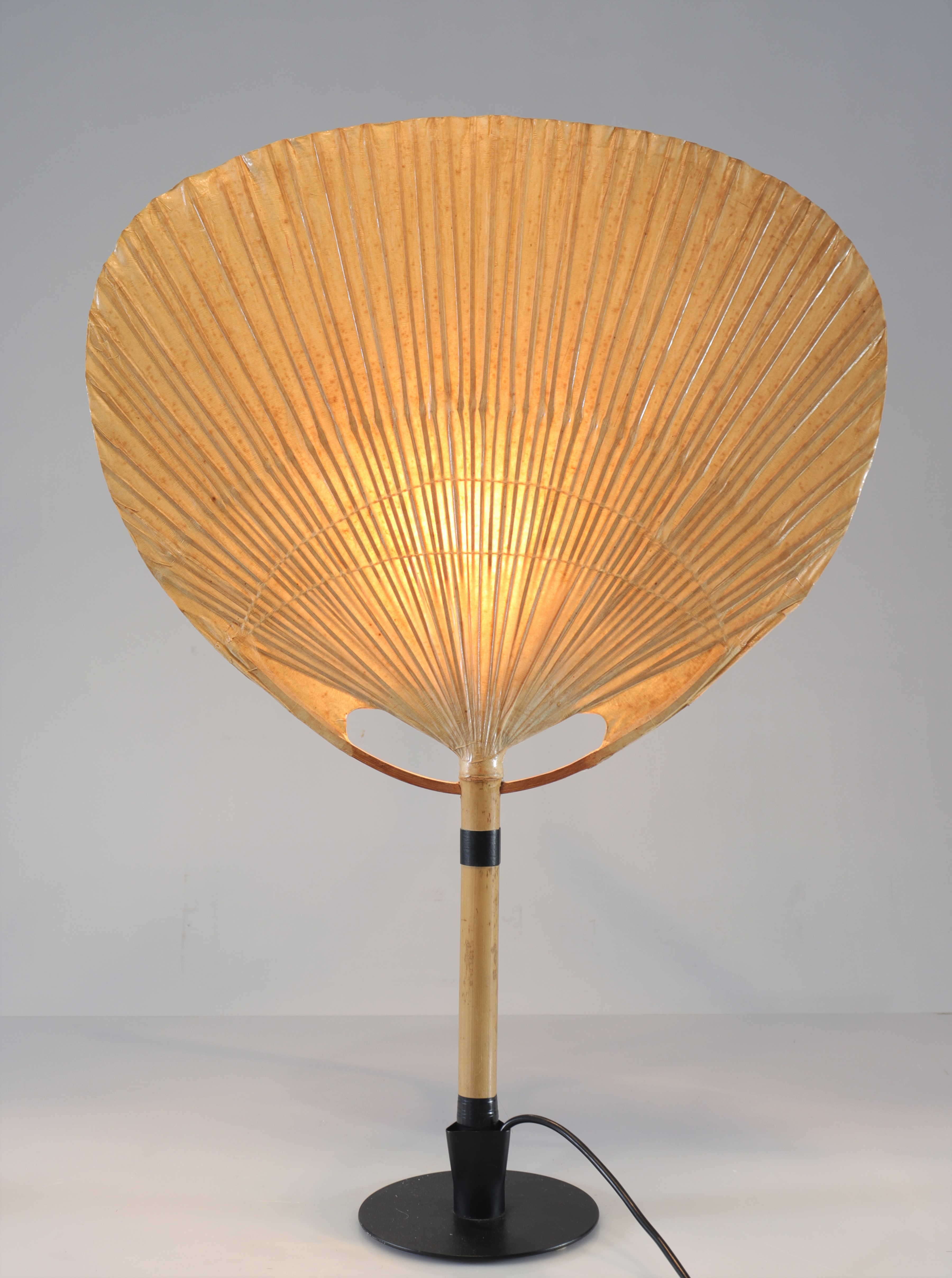 Ingo Maurer (born in 1932) Bamboo and rice paper floor lamp created in 1973