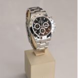 Rolex Daytona Steel never worn Black Dial Chromalight 2015 Original box and paper 116520