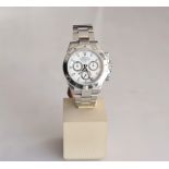 Rolex Daytona steel never worn from 2005 White dial Original box and paper 116520