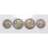 4 collectible German coins 1939 - 1940