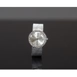 Juvenia Ladies wristwatch in white gold and diamonds