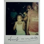 Andy Warhol. Family portrait. Polaroid.