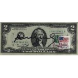 Andy Warhol. American 2 dollar bill.