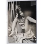 Nobuyoshi Araki. Kinbaku (Bondage). Double-sided black and white photography. Signed in black marker