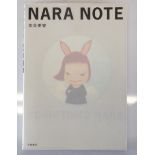 Yoshitomo Nara, (attr). â€œNara Noteâ€ book with a dedication with an original drawing in felt pen