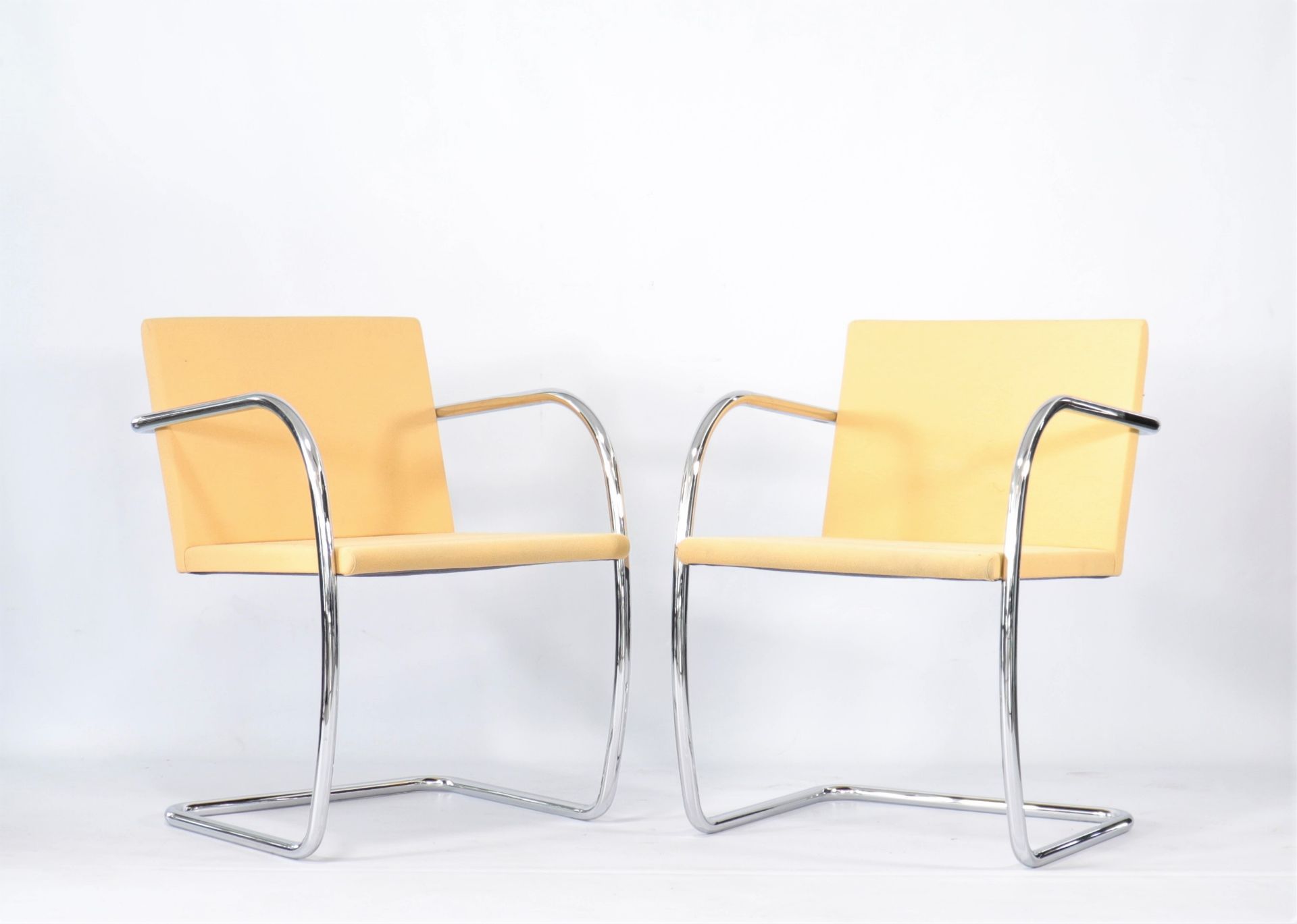 Knoll Studio 2 "set of 2 Brno chairs" by Ludwig Mies Van Der Rohe - Image 3 of 4