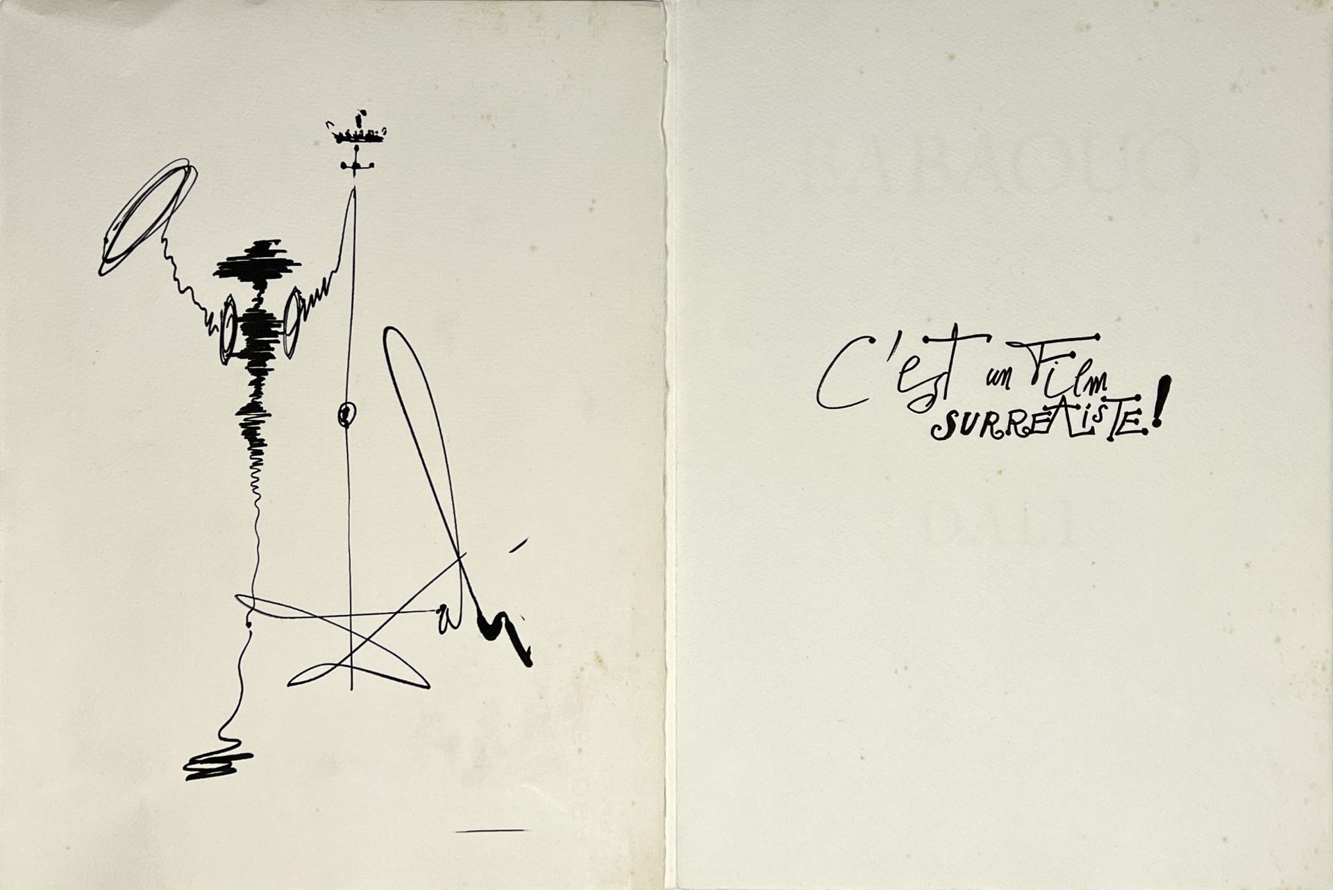 Salvador Dali. 1978. â€œDon Quixoteâ€. Ink drawing on Arches France paper. Signed â€œDaliâ€. - Bild 3 aus 6