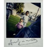 Andy Warhol. Family portrait. Polaroid.