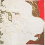 Andy Warhol. "Santa Claus". Lithograph on paper. Signed in marker "Andy Warhol" lower right. Numbere