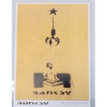 Banksy. â€œGrab A DJ and Make A Starâ€. Bristol, 1999. Color offset print, published by Bristol Pho