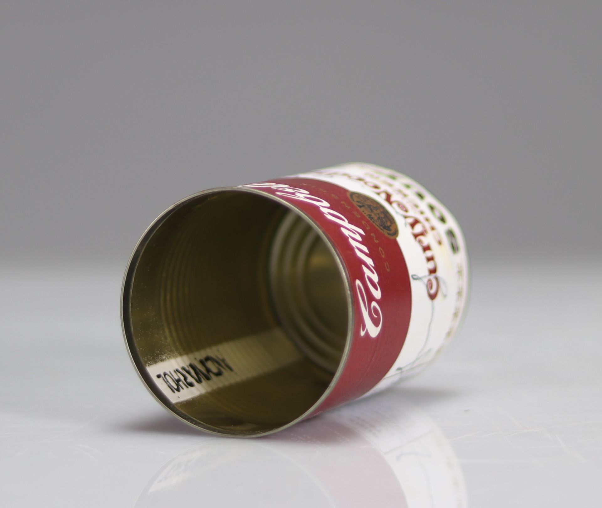 Andy Warhol (after). Campbell's Soup "Curly Noodle with Chicken". Metal tin can. - Bild 3 aus 4