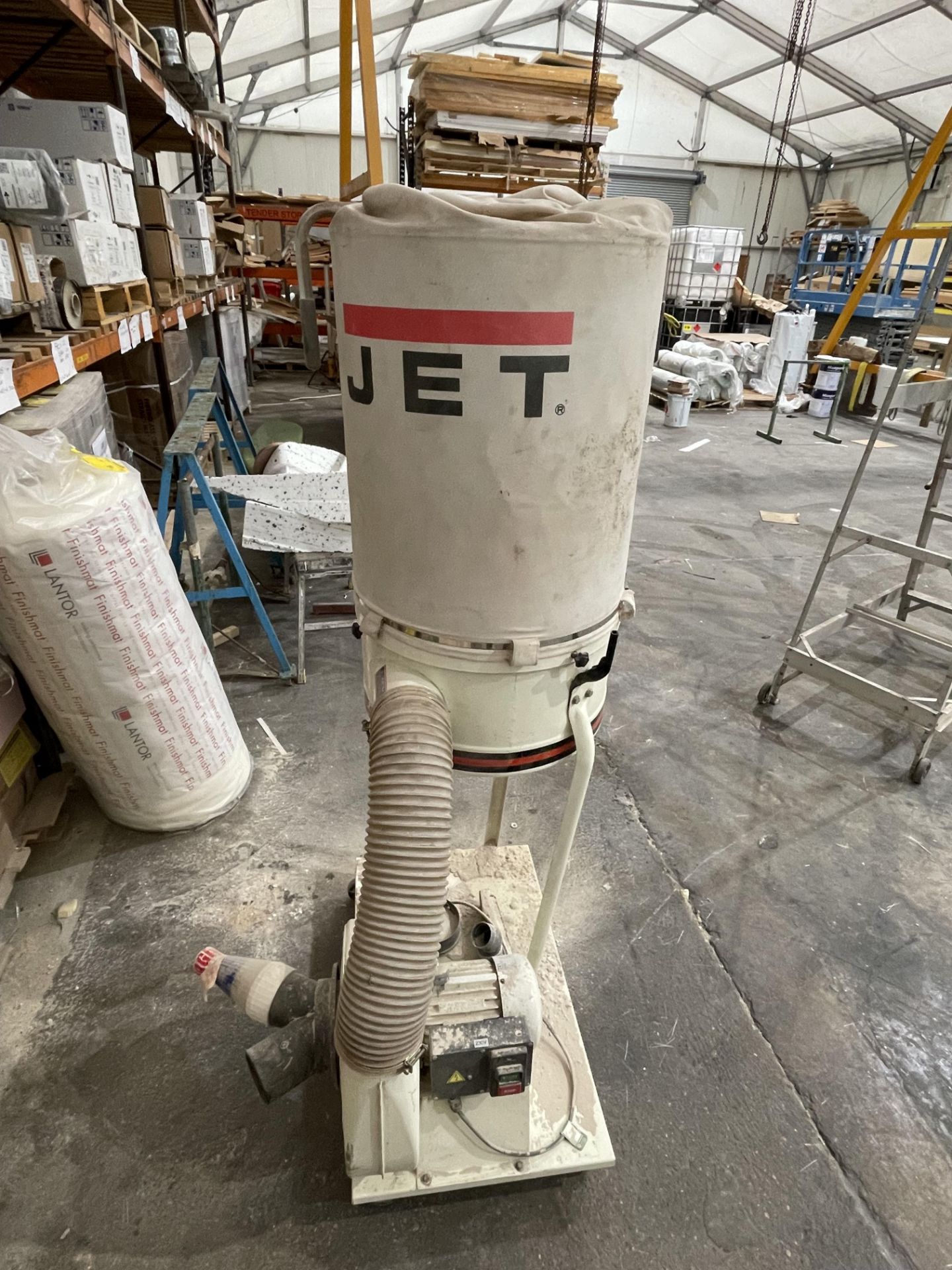 2011 JET DC-1100A Vortex Cone Single Bag Dust Collector S/No. 11010061, 240v - Image 6 of 6